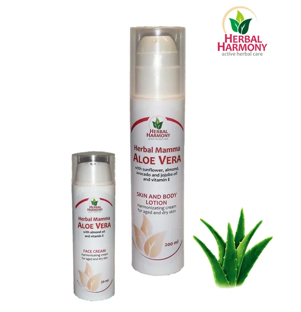 Aloe Vera skin cream and lotion - Herbal Harmony
